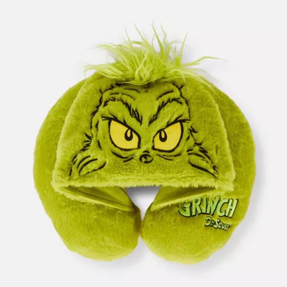 The Grinch Christmas Travel Pillow